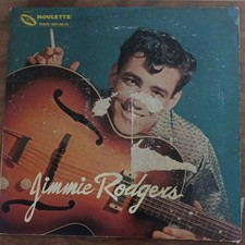 Jimmie Rodgers Jimmie Rodgers Roulette Black Vinyl LP 33 RPM 12