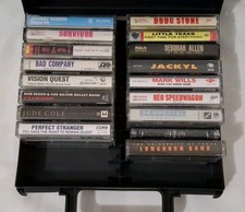 17 Vintage Cassette Tapes Lot 80s 90s Rock Pop Country & More Untested picture