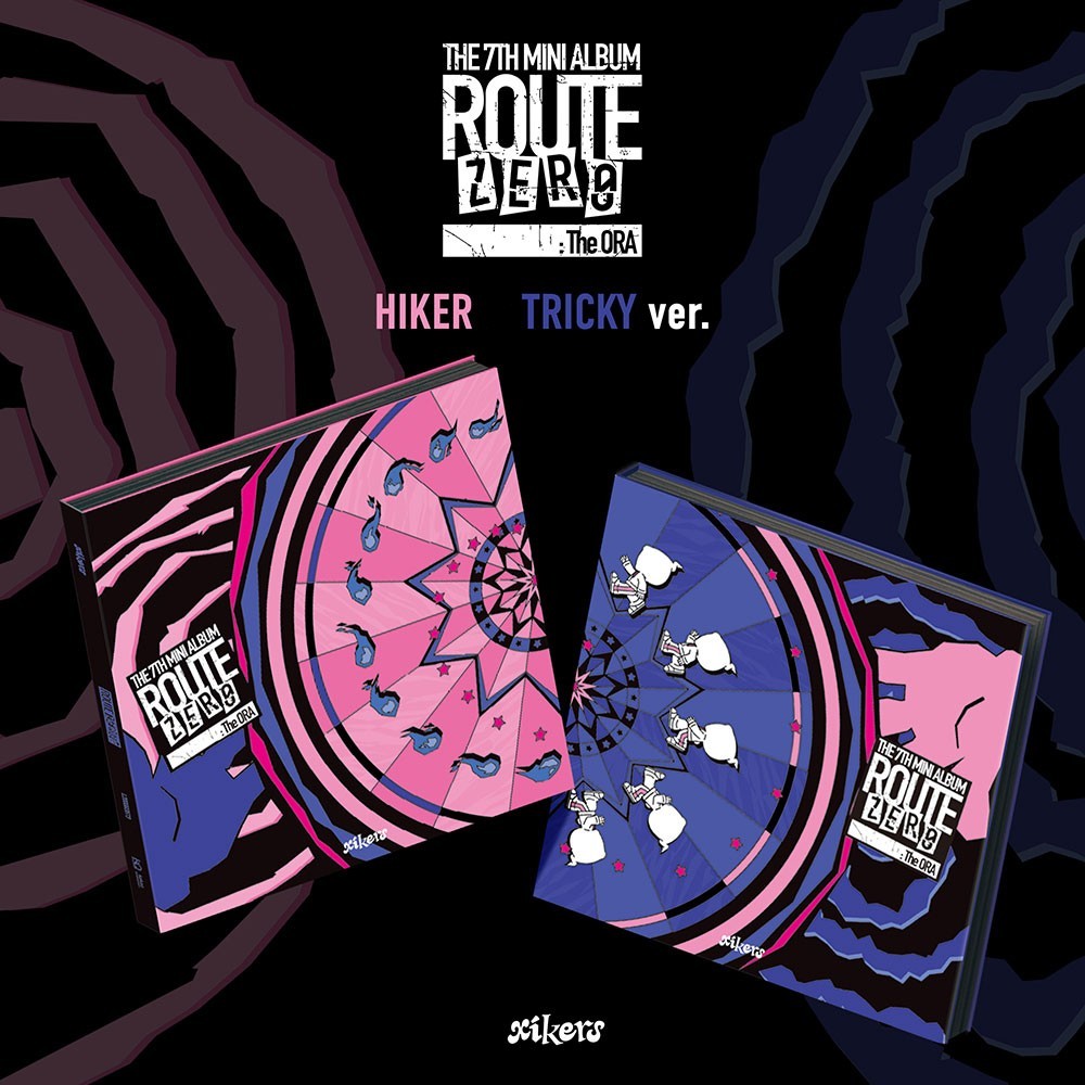 XIKERS ROUTE ZERO:THE ORA 7th Mini Album CD+PhotoBook+2Card+2Poster+etc OFFICIAL