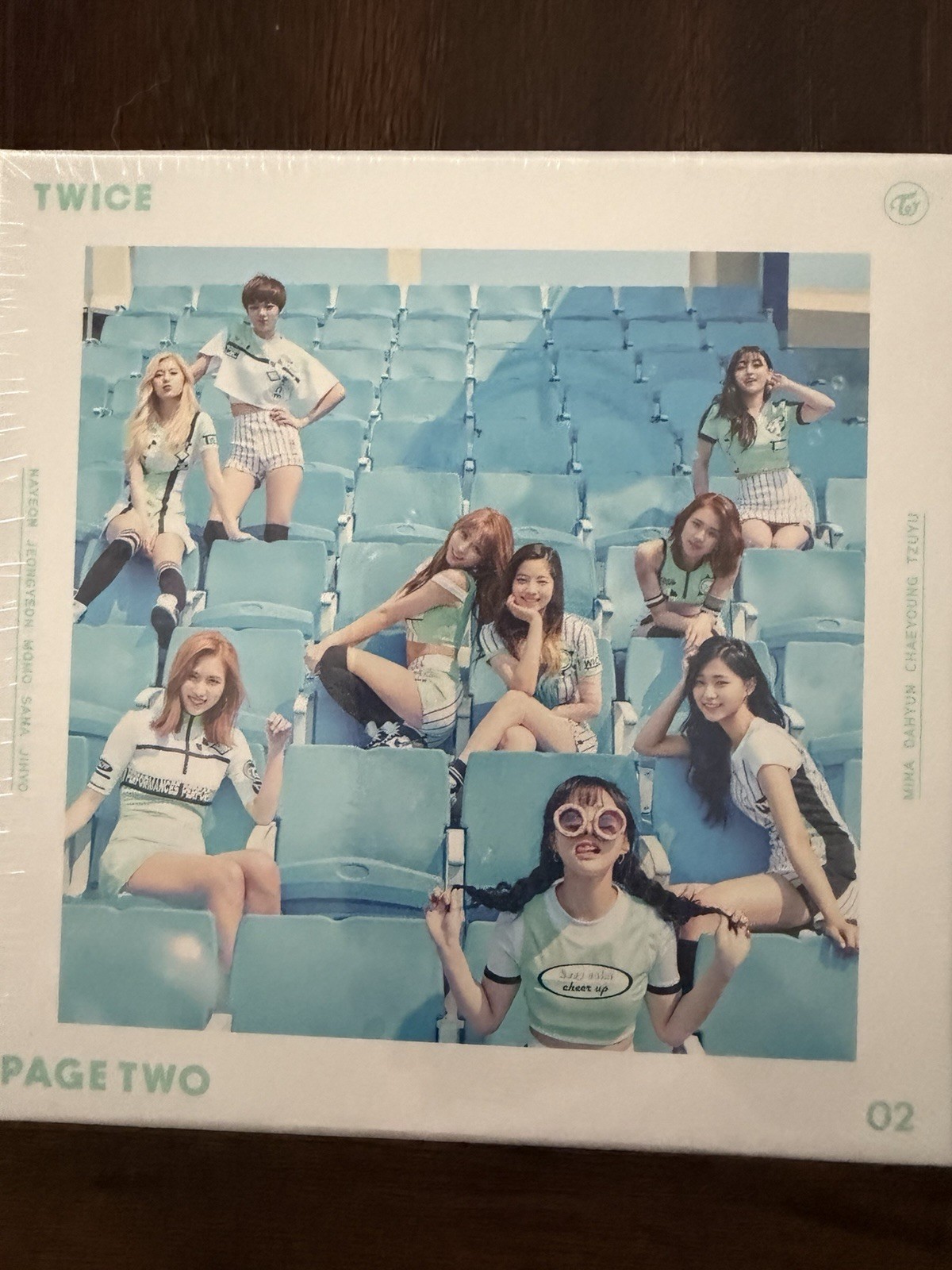 TWICE Page Two CD Mini Album kt music 2016 Korean Cardboard Sleeve