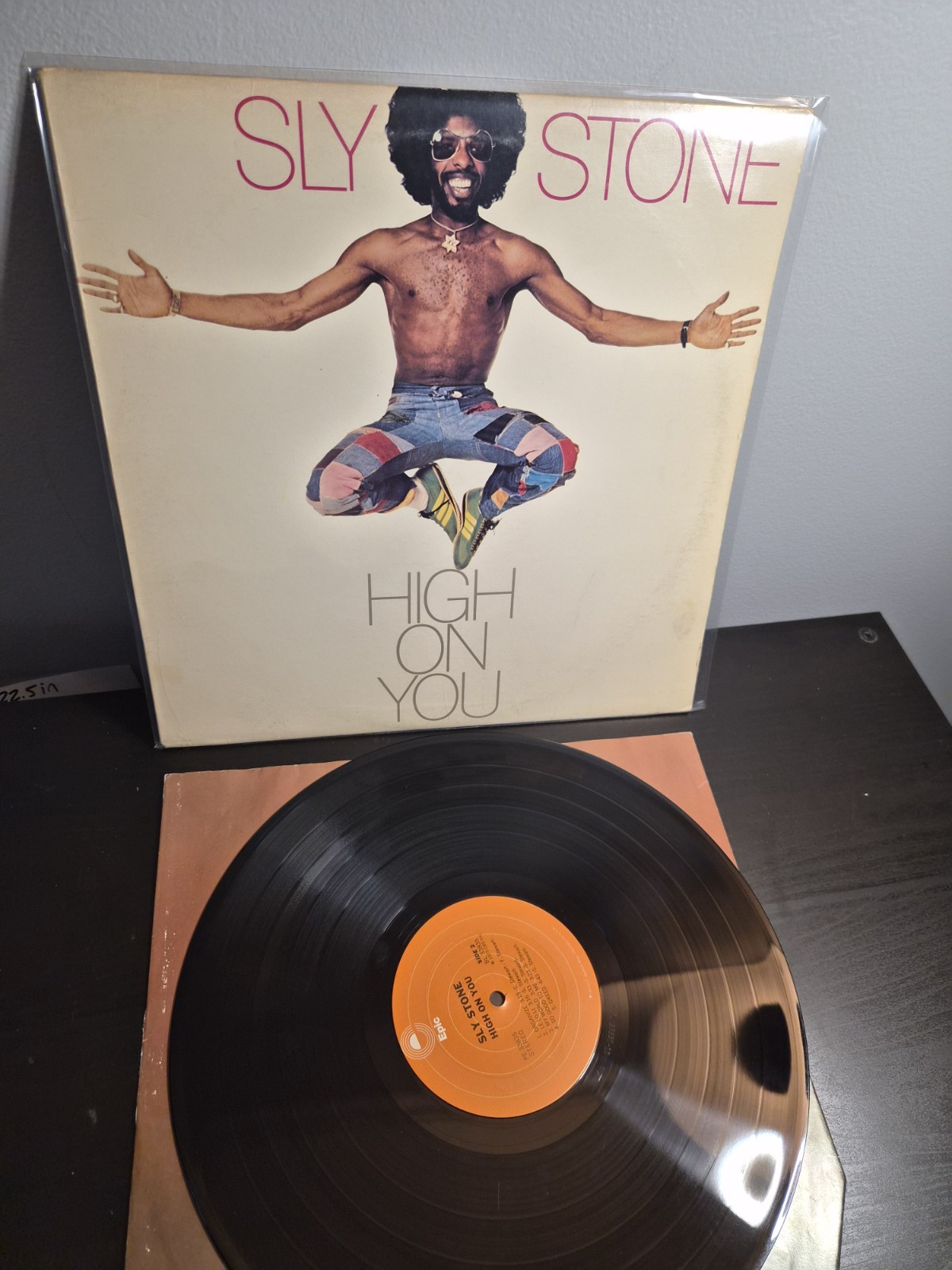High On You by Sly Stone (1975 Epic PE 33835 Stereo LP)