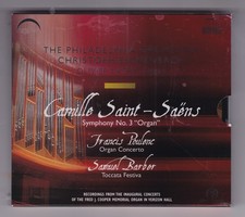 Saint-Saens: Symphony No. 3 OLIVER LATRY ORGAN POULENC BARBER CD MINT/NM  picture