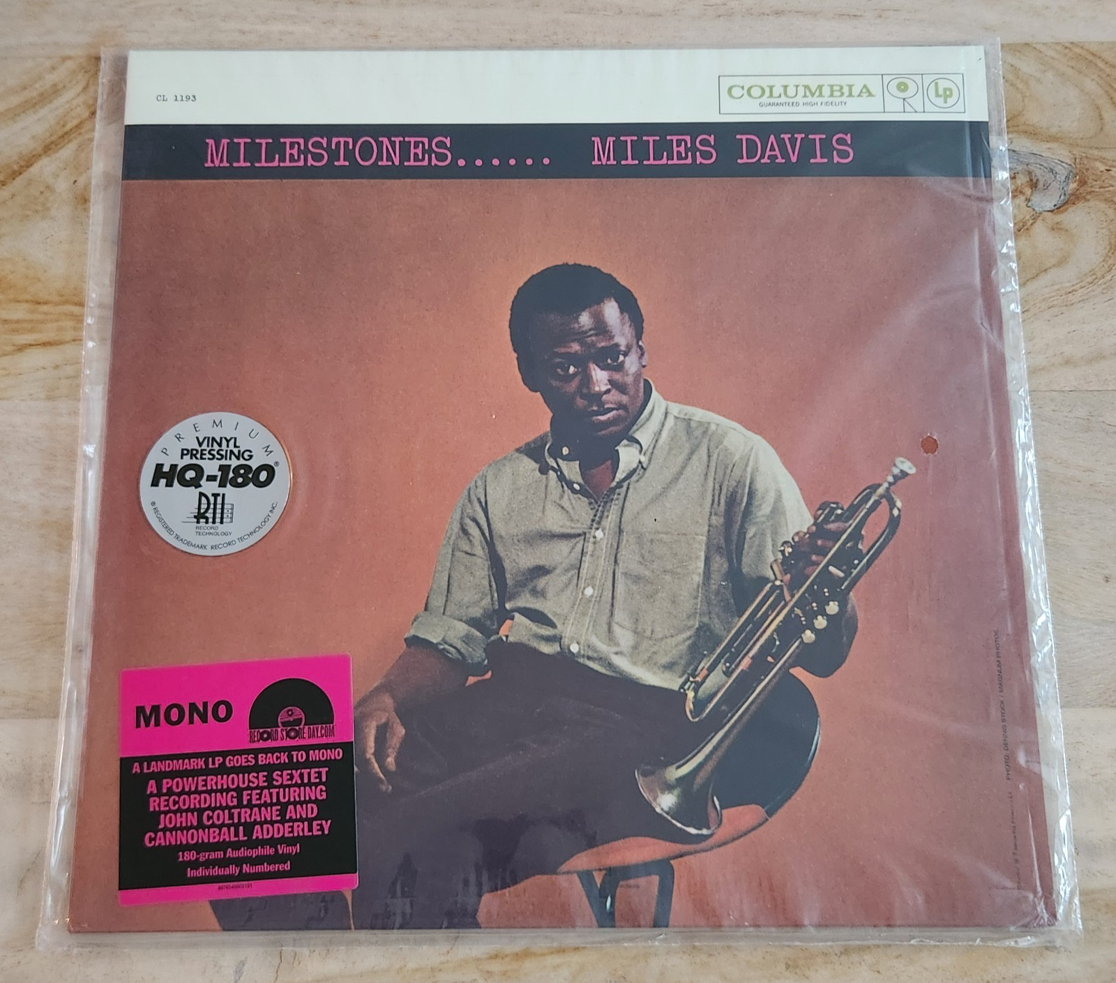 Miles Davis - Milestones Vinyl LP Sealed 2013 Columbia Mono Numbered 180G RSD