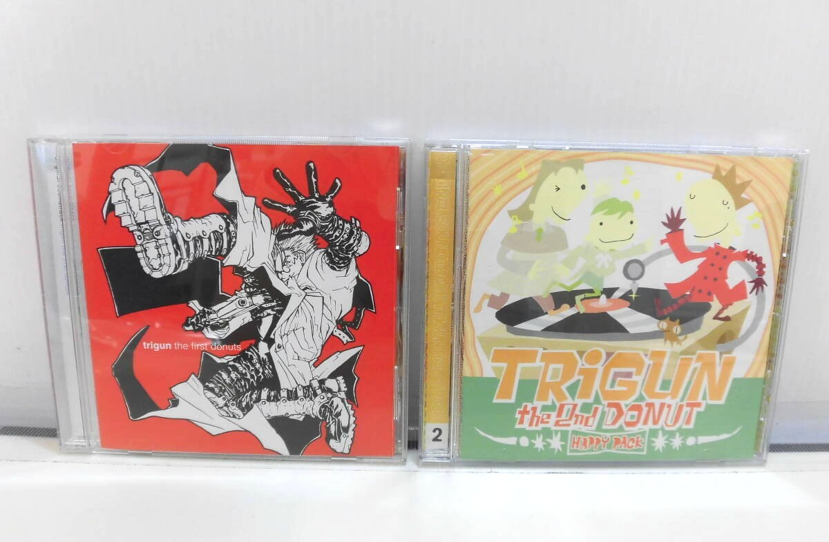 TRIGUN CD 2-Disc Set Soundtrack TRIGUN THE FIRST DONUTS/THE 2nd DONUT HAPPY