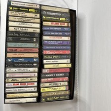 Mixed Lot Of 40 Vintage Cassette Tapes, 50’s-90's Please View PHOTOS picture