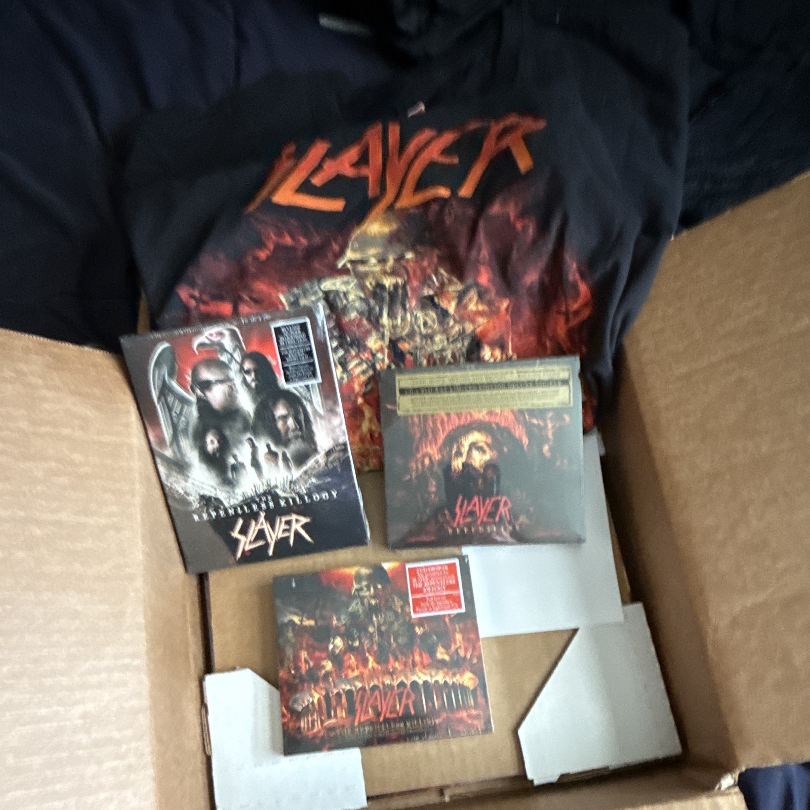 Slayer Repentless Killogy Live at the Forum Limited Red/Black/Orange Vinyl