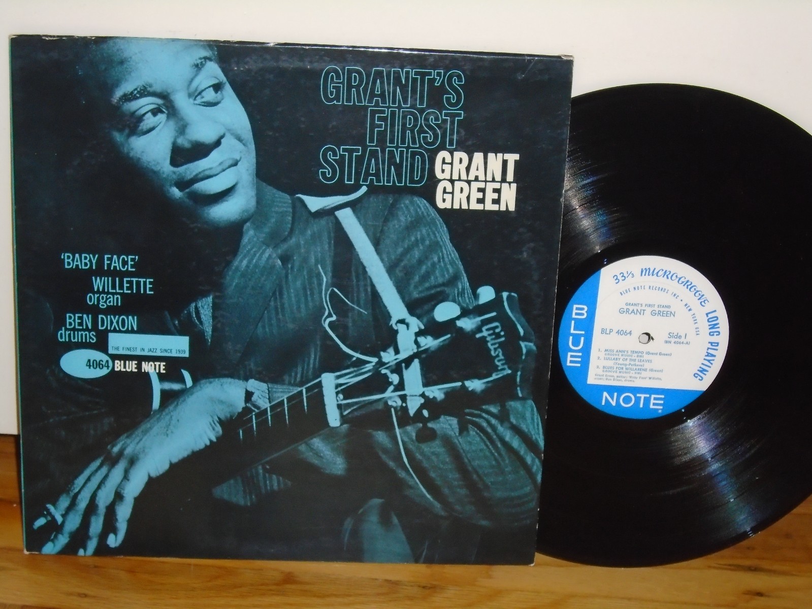 Grant Green - Grant\'s First Stand LP - BLUE NOTE - BLP 4064 Mono RVG NY USA VG++