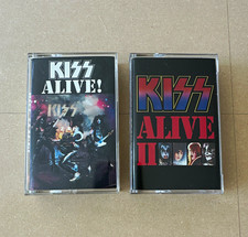 KISS Alive 1 & 2  Rare cassette tapes, Mint Condition standard jewel case picture