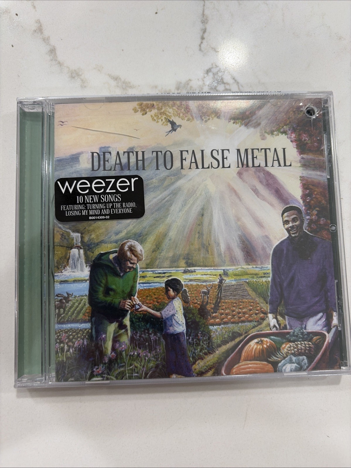 Weezer - Death to False Metal CD 2010 NEW/SEALED Promo Hole Punch Case Crack