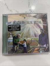 Weezer - Death to False Metal CD 2010 NEW/SEALED Promo Hole Punch Case Crack picture